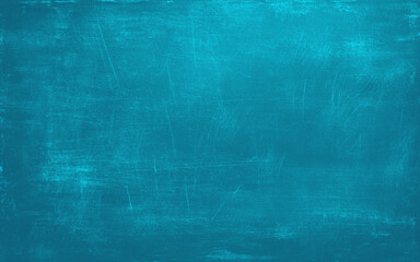 Chalkboard background empty blue. Painted canvas grungy background texture.