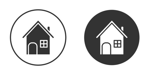 House icon vector. simple design logo icons set
