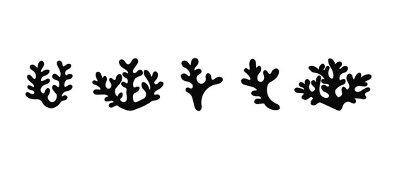 Marine Coral Vectors – Ocean Life and Underwater Illustration