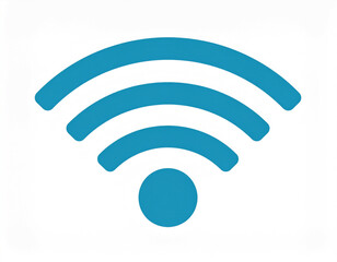 Flat vector icon of wifi signal