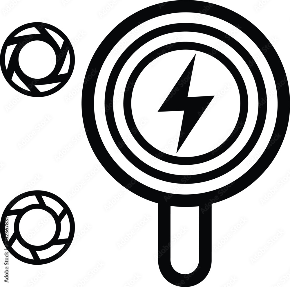 Poster energetic visuals boldly crafted an array of dynamic designs illuminating an iconic bolt and creativ