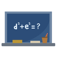 Algebra Equation On Blackboard