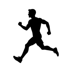 Running man icon vector