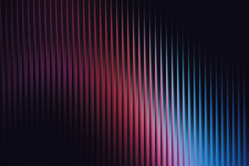 Abstract digital art with purple and blue gradient stripes flowing dynamically