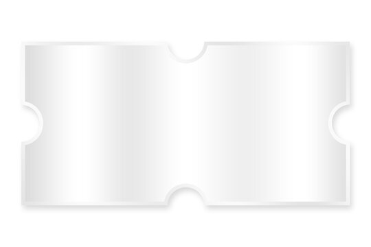 rectangle silver label element design with shadow png file