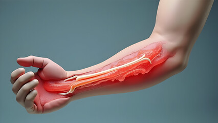 Surgical Simulation Model Arm Procedural Zones Anatomical Landmarks