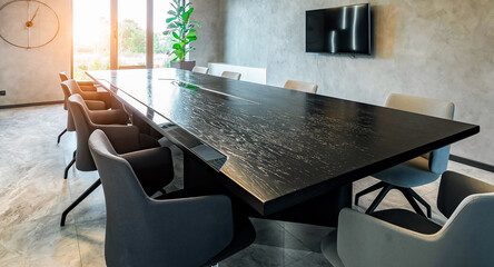 interior of conference meeting room in moder office