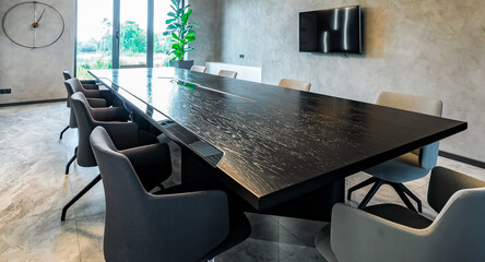 interior of conference meeting room in moder office