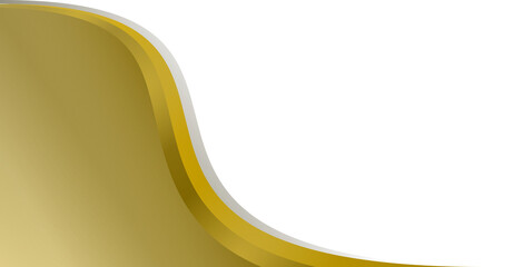 elegant certificate border curved gold