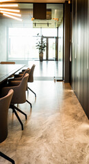 interior of conference meeting room in moder office