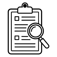 clipboard with document