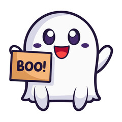 happy easter bunny with blank sign