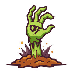 cartoon green monster