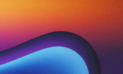 Abstract Gradient Noise Texture Background with Vibrant Orange Blue and Purple Colors