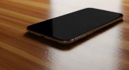 Sharp Detail of Cellphone with Blank Display under Natural Lighting