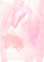 Soft Pink Watercolor Abstract Background