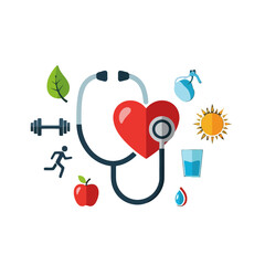 Healthy lifestyle and medical care concept
