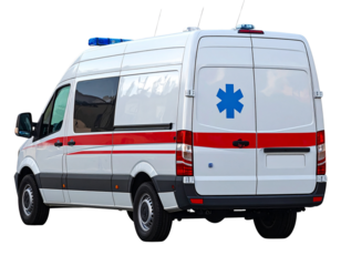 Life-Saving Emergency Response Ambulance PNG