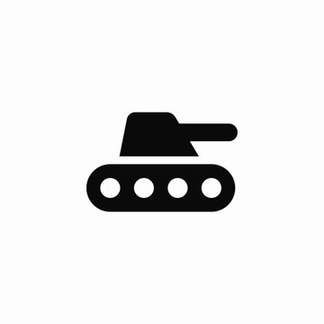 tank panzer military icon sign vector