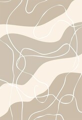 Obraz premium Soft beige and white tones create abstract wallpaper design.