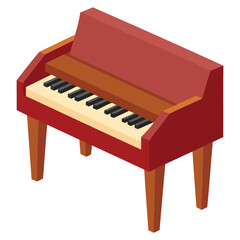 Fototapeta premium Acoustic Piano Instrument Graphic