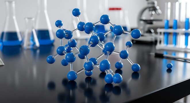 Molecular Structure in a Science Lab Setting.