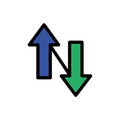 Directional arrows indicate movement transfer icon display