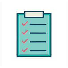 Checklist Clipboard To Do List Vector Illustration