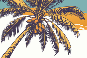 silhouette of palm tree