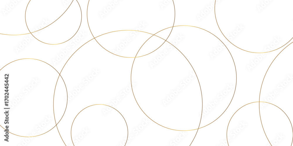 Poster abstract background golden circle stock line background. abstract artistic of geometric background g