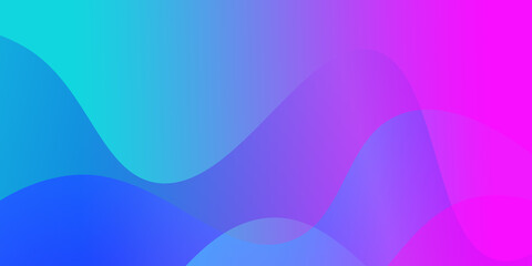 Abstract illustration background of curved waves in a blue purple gradient.