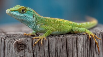 Fototapeta premium lizard on a tree
