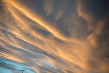 Beautiful Clouds at Sunset