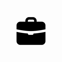 business portfolio suitcase icon sign vector