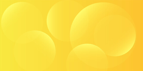 Bright abstract background in yellow gradient with glowing circular shapes. Modern, vibrant, and warm design, perfect for posters, banners, presentations, digital wallpaper