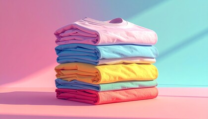 pile of colorful clothes