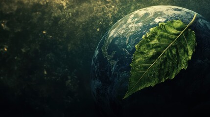 Leaf on Earth: A Symbol of Nature's Resilience