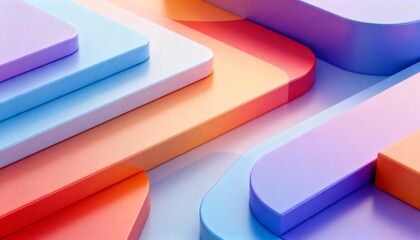 プレゼンや資料に抽象的で最先端なイメージ