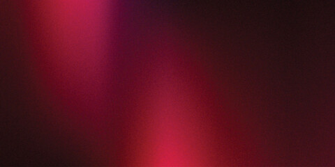 Soft grainy background glowing red blurred color flow banner poster cover design, noise texture effect, vibrant red purple gradient background texture.
