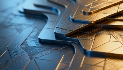 プレゼンや資料に抽象的で最先端なイメージ