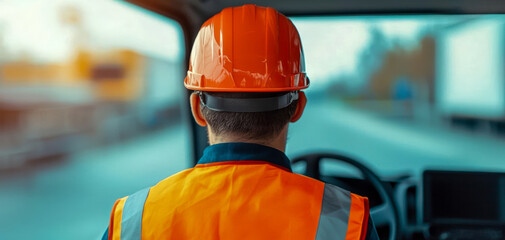 cargo management with delivery software. Augmented reality view of a delivery driver receiving route optimizations through smart logistics software