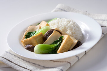 mussels on a white rice