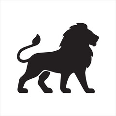 National Animal icon silhouette vector with white background