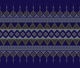 geometric ethnic pattern vector design