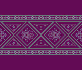 geometric ethnic pattern vector design
