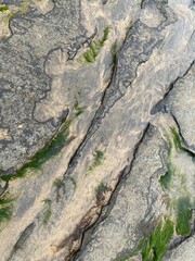 La beauté brute et sauvage de la mer qui s’est retirée sur la plage de Fanore