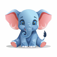Obraz premium Niedliches Elefantenbaby