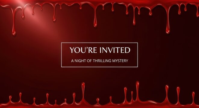 Halloween party invitation design with mysterious atmosphere and spooky theme