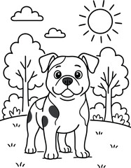 dog coloring page 31.eps
