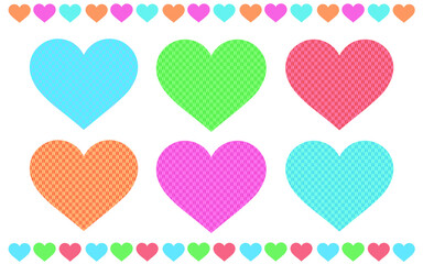 矢絣（やがすり）／ハートセット